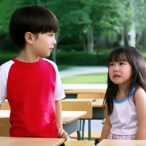 他问：“萨拉为什么在哭？”