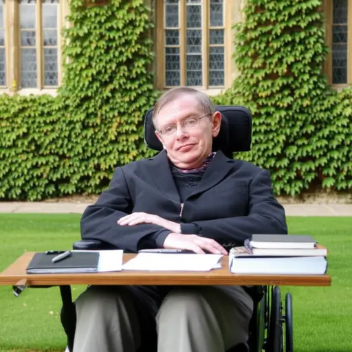 史蒂芬·霍金教授是剑桥大学的著名科学家。