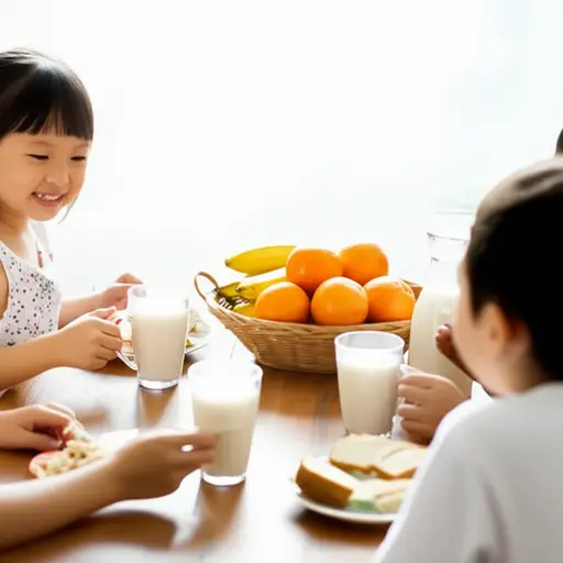 我们通常早上吃早餐。