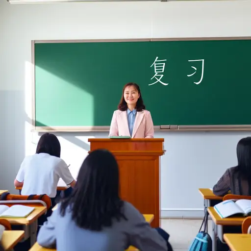 我们老师今天在课上给了我们复习的时间。