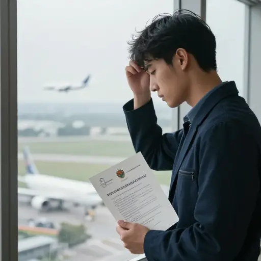 他眼睁睁看着出国留学的机会溜走。