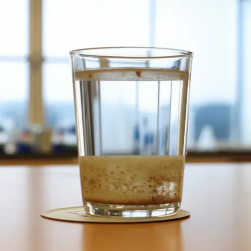 这水不是化学纯净的。