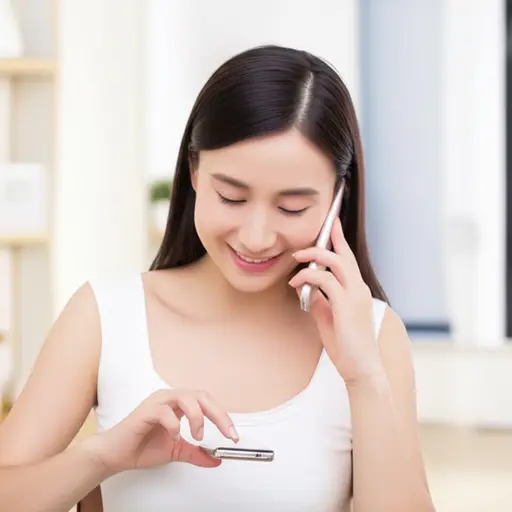 她给我打电话时我正在给她发短信，所以我们同时在沟通。