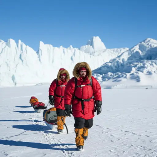 前往南极的探险充满挑战。