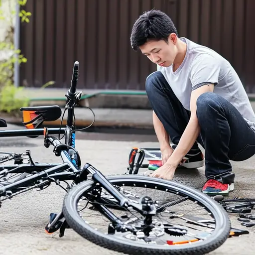 我必须把我的自行车修好。