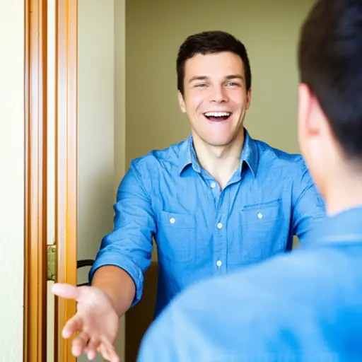 你能来我真是高兴极了。