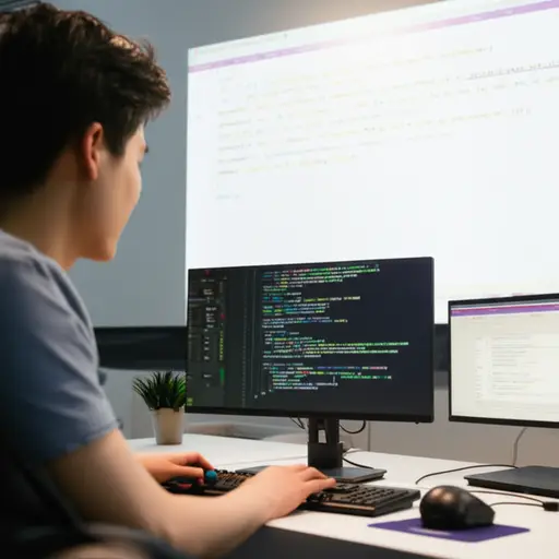 我哥哥学计算机科学。