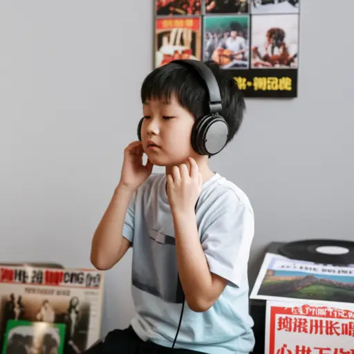 我表弟每天听摇滚音乐。