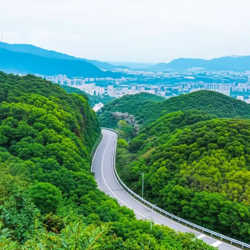 它有点远，在城外，靠近丛林和山。