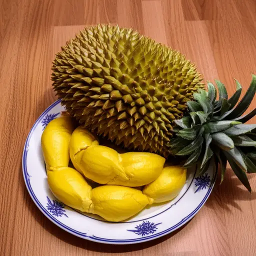 一些热带水果，如榴莲和菠萝，非常受欢迎。