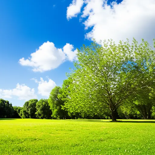 天气宜人，伴有清爽的微风。