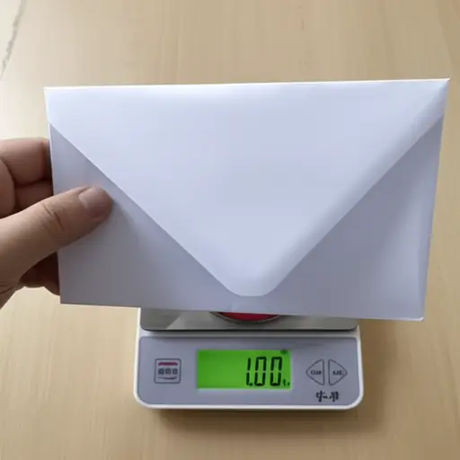 这封信的重量不到一公斤。