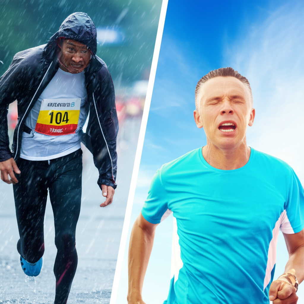 天气状况会极大地影响马拉松比赛的表现。