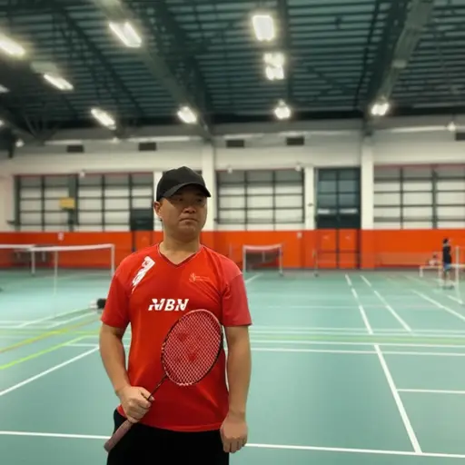 我几年前打羽毛球，现在很想重新开始打。