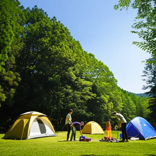 我们星期五要去露营。