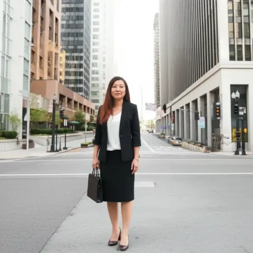 她到波士顿出差。