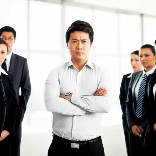 这位经理很难相处。