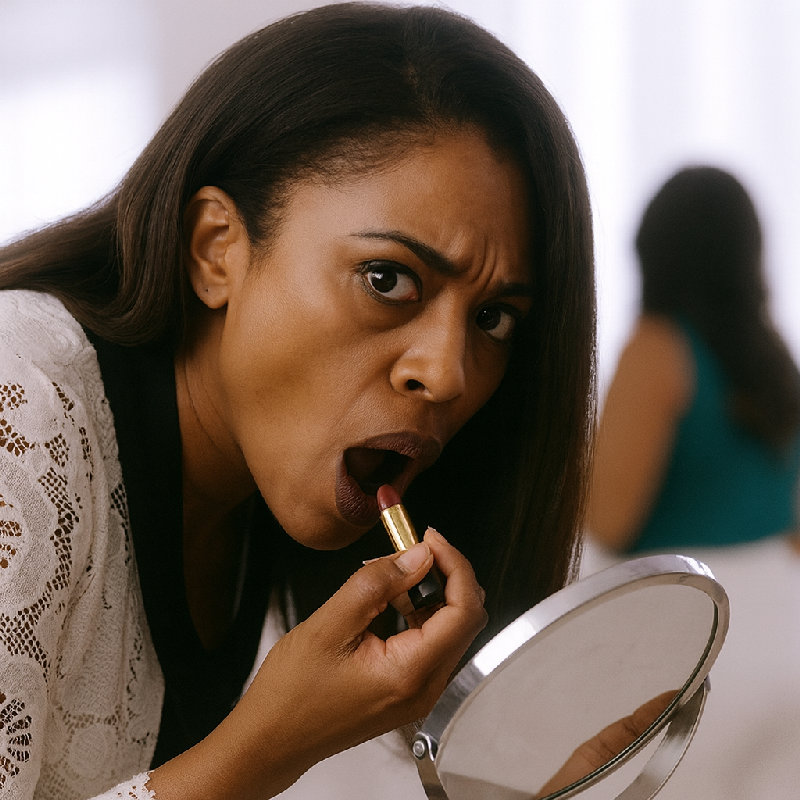 她转头看向窗外。