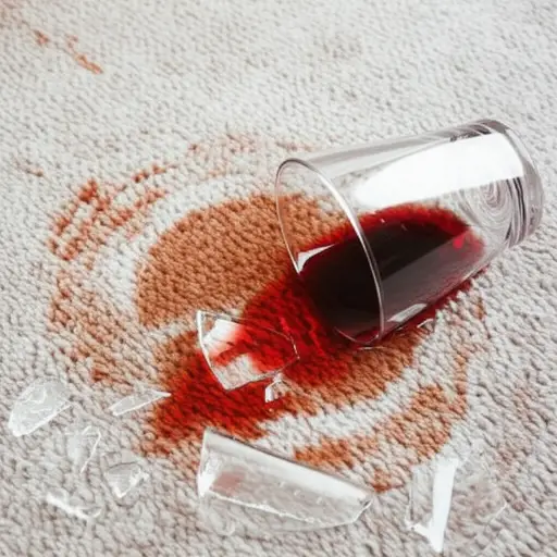 哦不！它洒得地毯上到处都是！