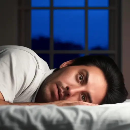 我躺了半夜睡不着，一直担心。