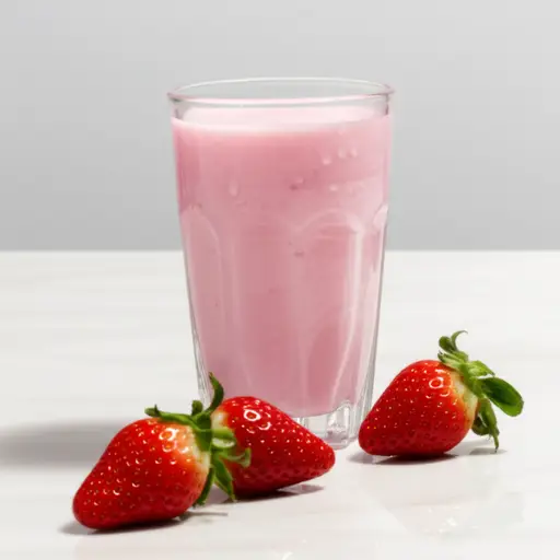 我想要一杯草莓酸奶。