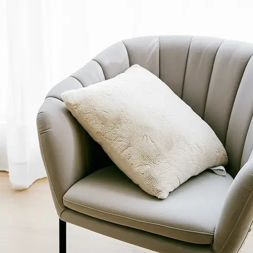 扶手椅上的垫子让它更舒适。