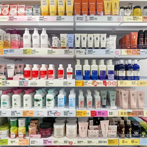 他们提供一系列护肤品。