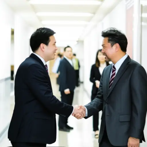 我在会议上偶遇了一位老朋友。