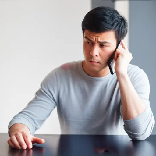 我讨厌在电话里等待。