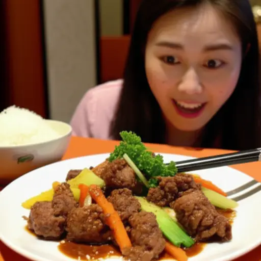 食物好吃得惊人。