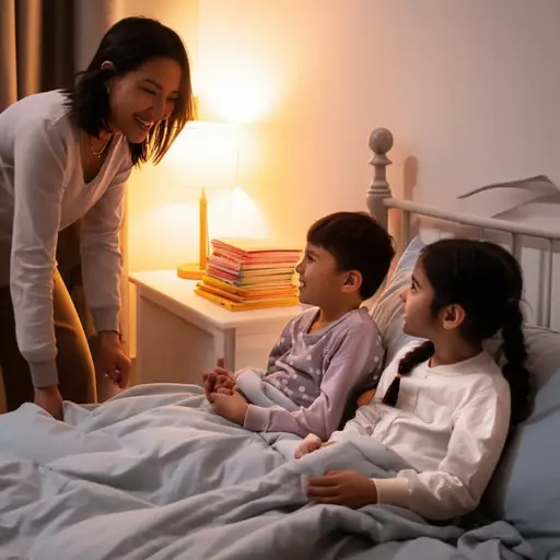 好了，孩子们，该睡觉了。