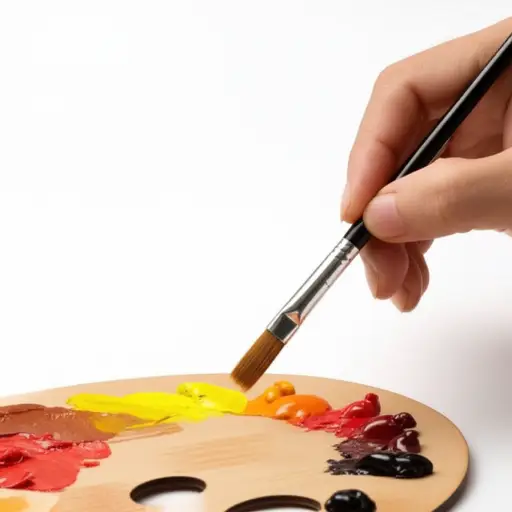 我需要一把新刷子来画画。