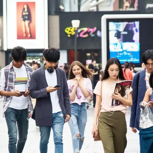 年轻人的日常生活深受大众文化的影响。