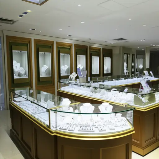 他们出售各种各样的珠宝。