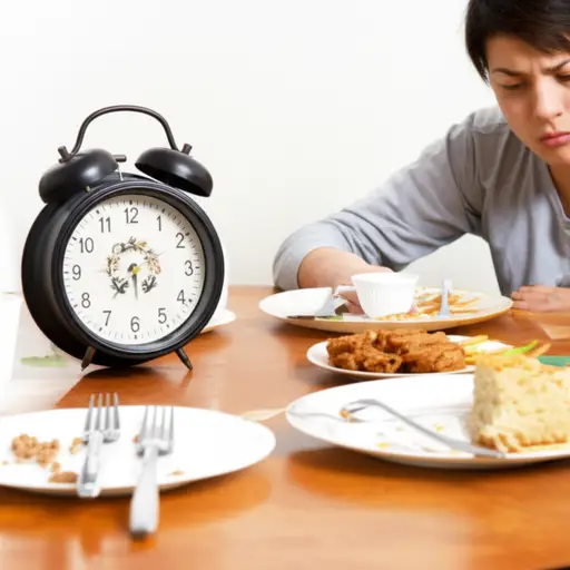 你不应该在两餐之间吃东西。