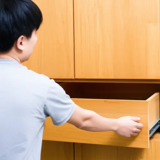 你能帮我拉开这个卡住的抽屉吗？