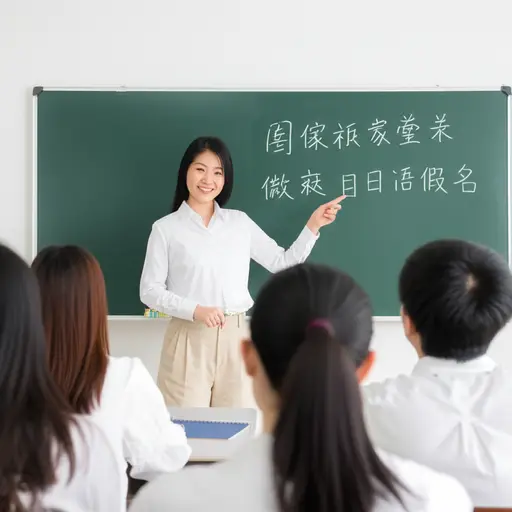 她想教外国人日语。