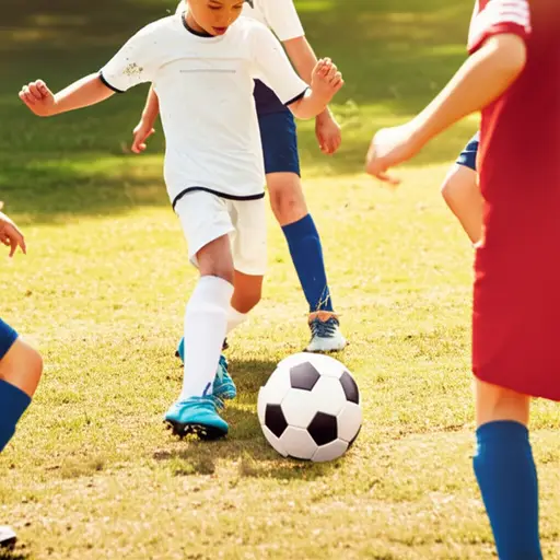 地面是干的，所以我们踢了足球。