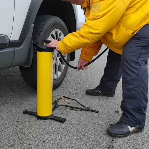 你能帮我把这个轮胎打上气吗？