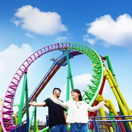 你想和我一起去坐那个新的过山车吗？