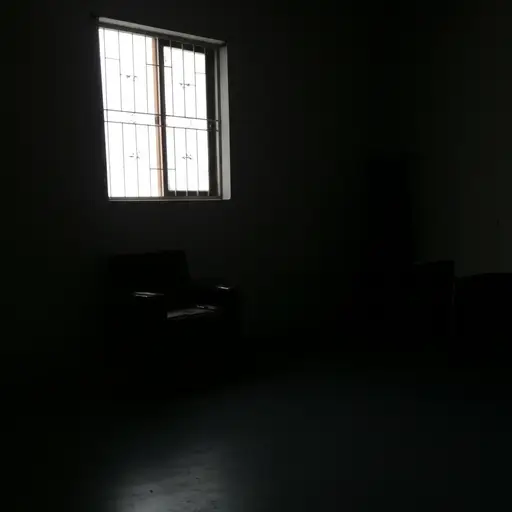 我的房间在晚上很暗。