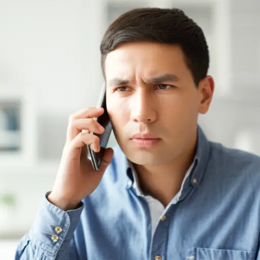 我讨厌在电话里等待。