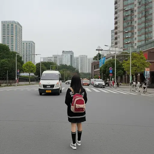 我的学校离这里不远。