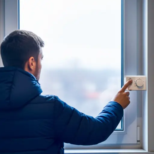 天变冷了。你能把暖气调高一点吗？