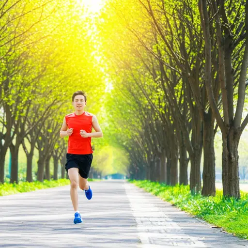 为了保持健康，他每天早晨都去跑步。