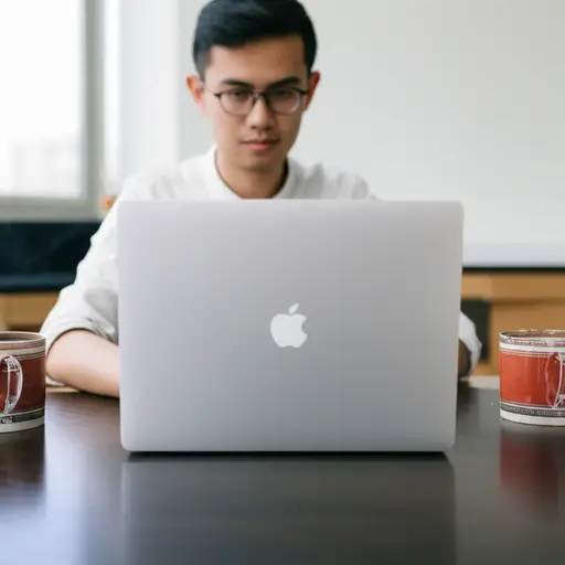 我刚买了一台全新的笔记本电脑。