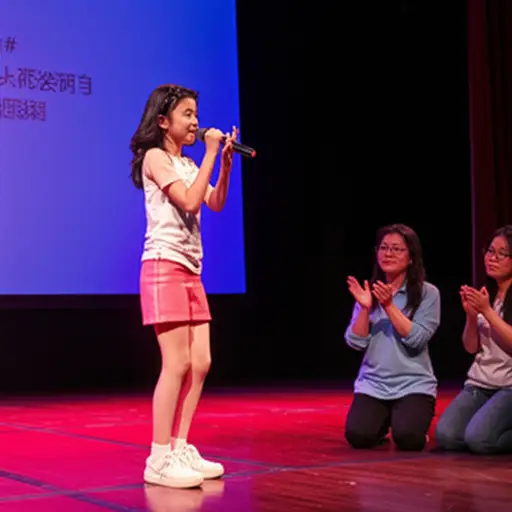 我妹妹想成为一名歌手。