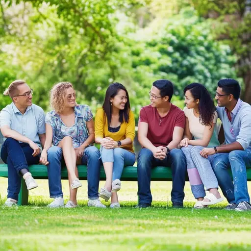 他的朋友们是一群很好的人。