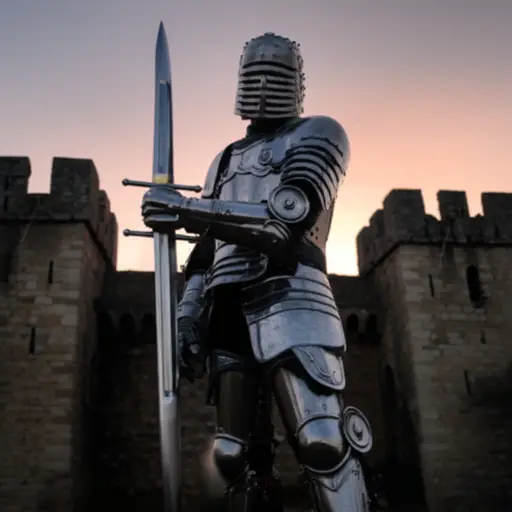 从前有一位勇敢的骑士。