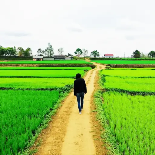 探索乡村的最佳方式是步行。